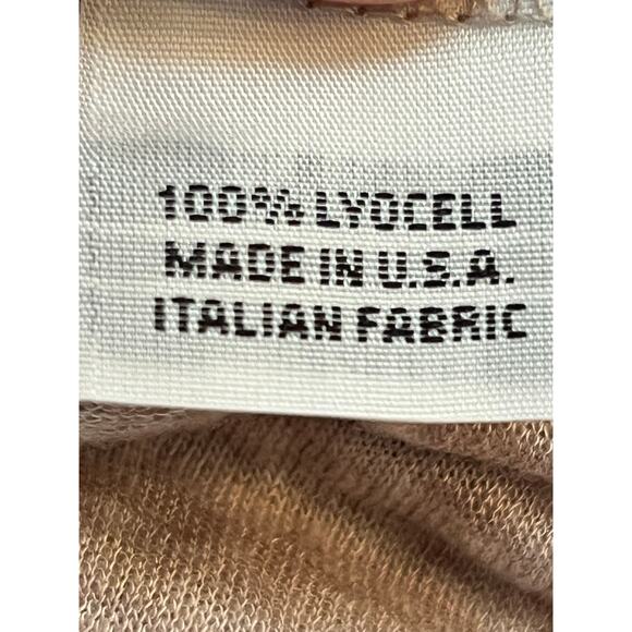 Brynn Walker Women's Size Large Tan Lightweight Long Sleeve Open Front Cardigan - Picture 4 of 8